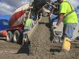 Concrete pour